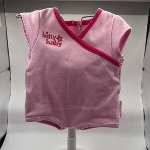 American Girl Pink Baby Bodysuit